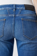 Jeans Baker Long - Dark Blue - Femme