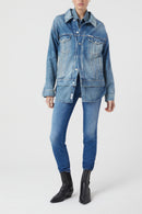 Jeans Baker Long - Dark Blue - Femme