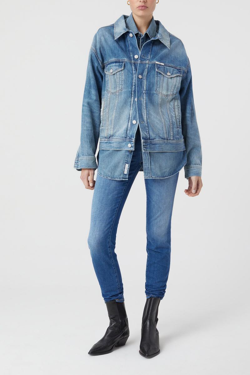 Jeans Baker Long - Dark Blue - Femme