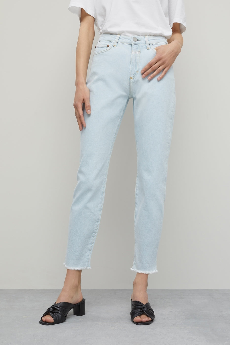 Jean Baker High - Light Blue - Femme