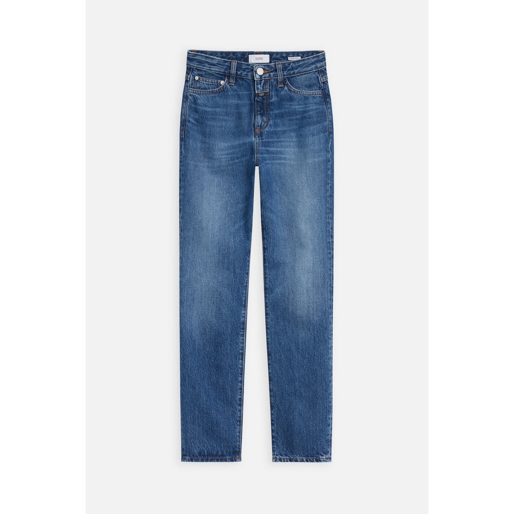 Jean Closed Baker High - Bleu Moyen - Femme