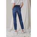 Jean Closed Baker High - Bleu Moyen - Femme