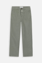 Pantalon Relaxed En Lin - Vert - Femme