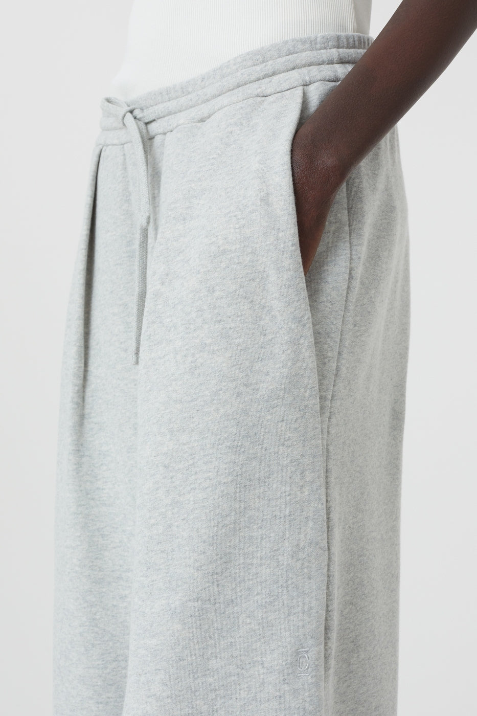 Pantalón Faris - Gris Claro Jaspeado - Mujer
