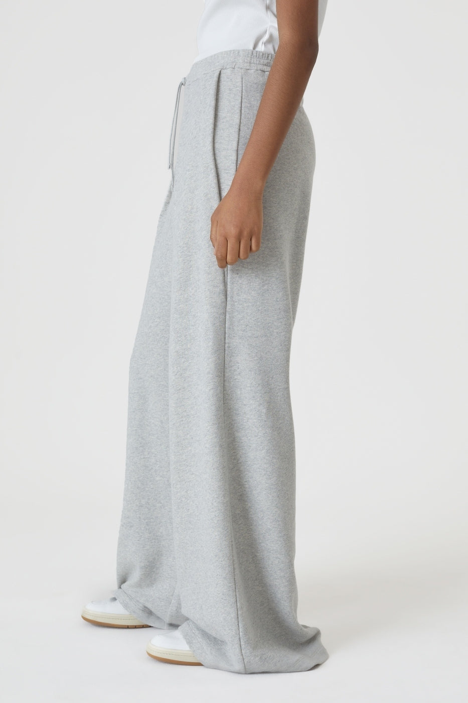 Pantalón Faris - Gris Claro Jaspeado - Mujer