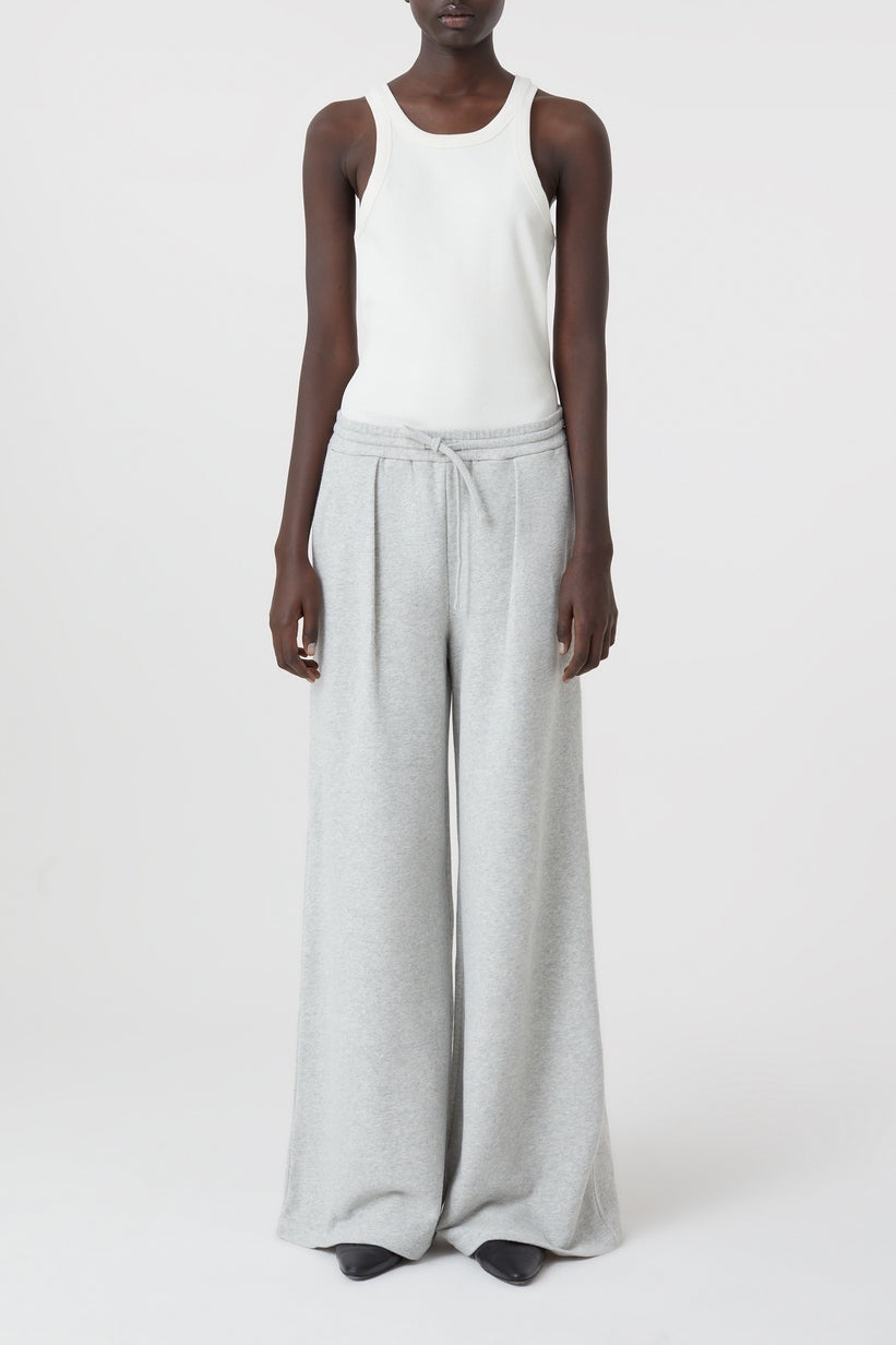 Pantalón Faris - Gris Claro Jaspeado - Mujer
