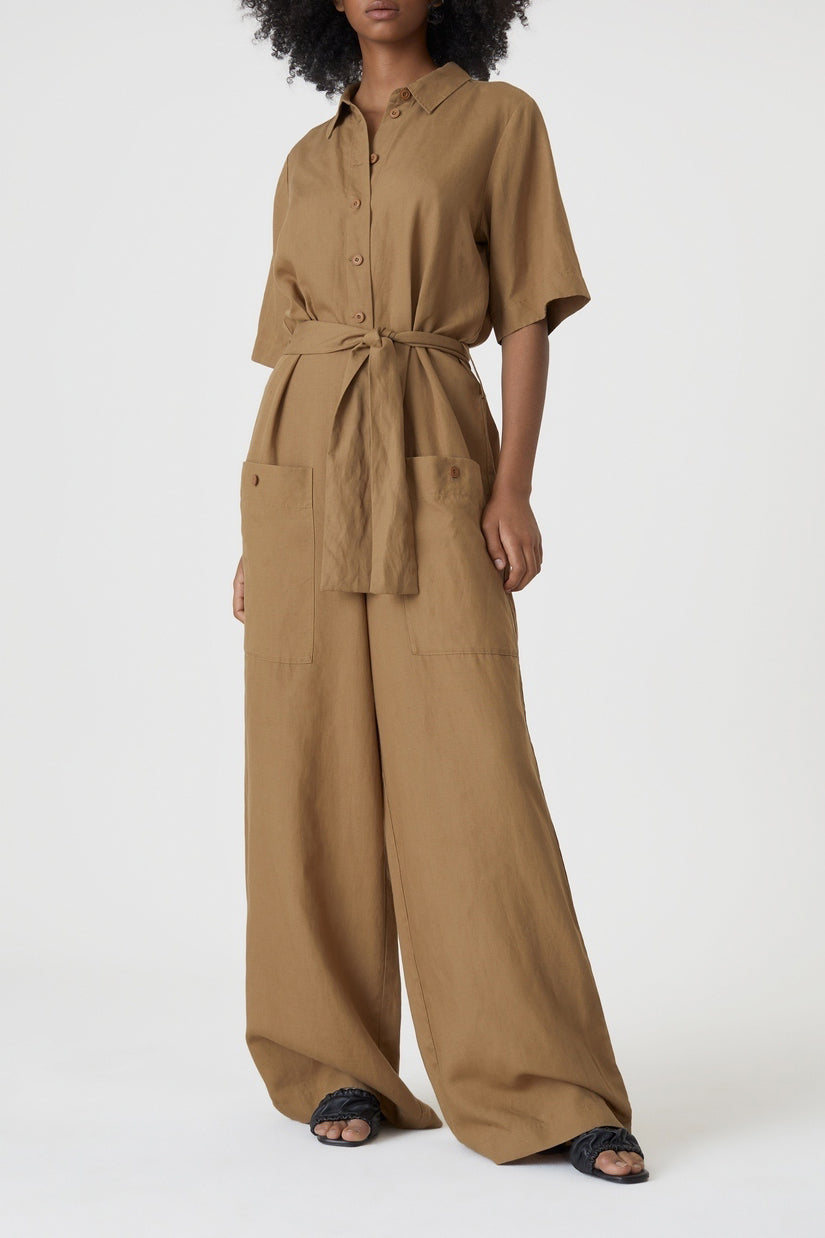 Pantalón Overall - Nutmeg - Mujer