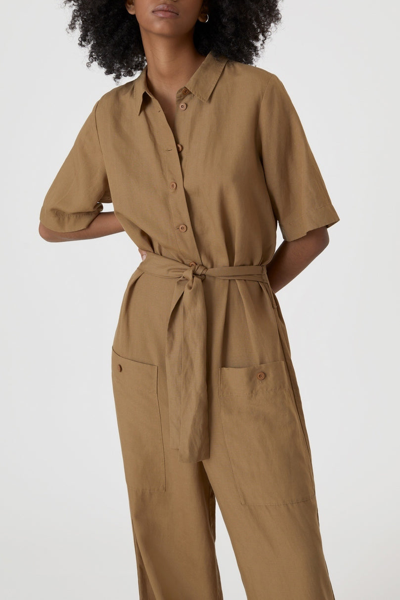 Pantalón Overall - Nutmeg - Mujer