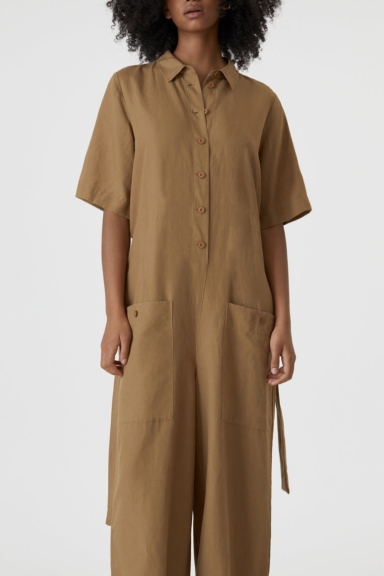 Pantalón Overall - Nutmeg - Mujer