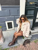 Veste Moumoute Écrue Juliette