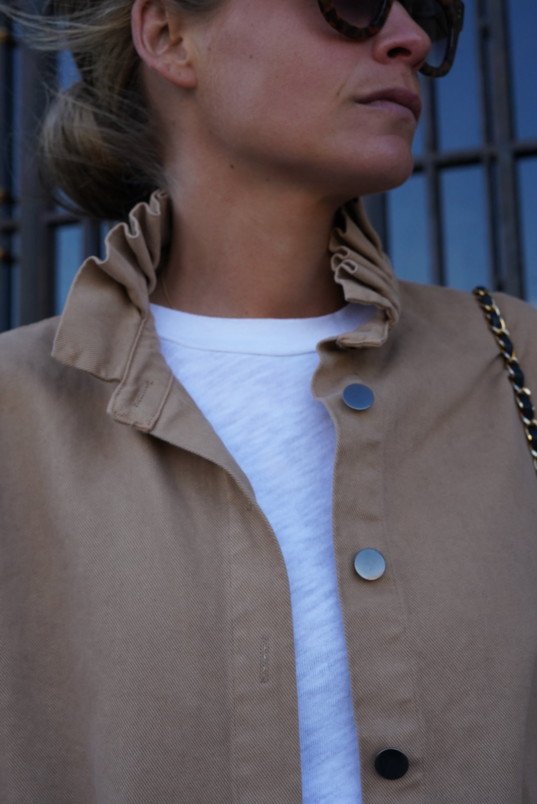 Céleste Camel Overshirt