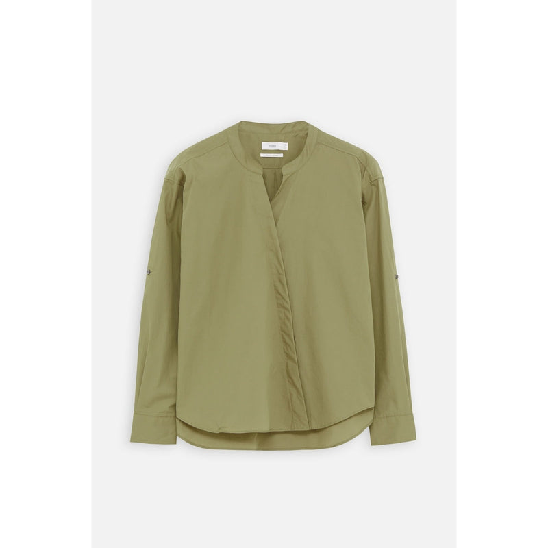 Cerrado - Camisa Cerrada Blanca - Verde Ombre - Mujer