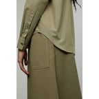 Camisa Closed blanca - sombra verde - mujer