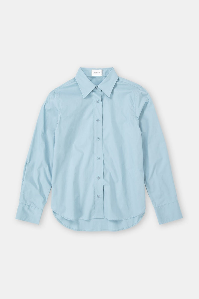 Straight Cut Shirt - Blue Water - Women's