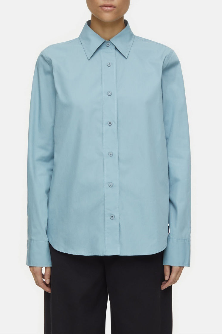 Straight Cut Shirt - Blue Water - Women's