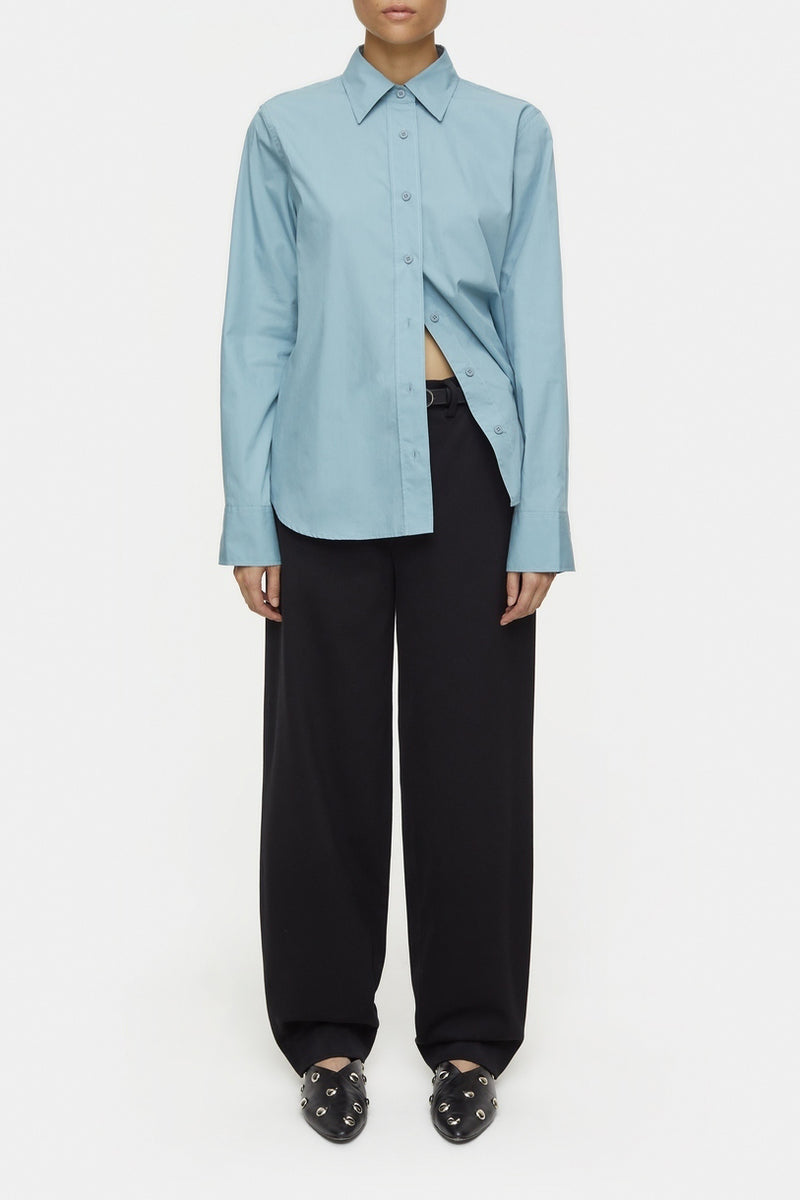 Straight Cut Shirt - Blue Water - Women's