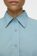 Straight Cut Shirt - Blue Water - Women's