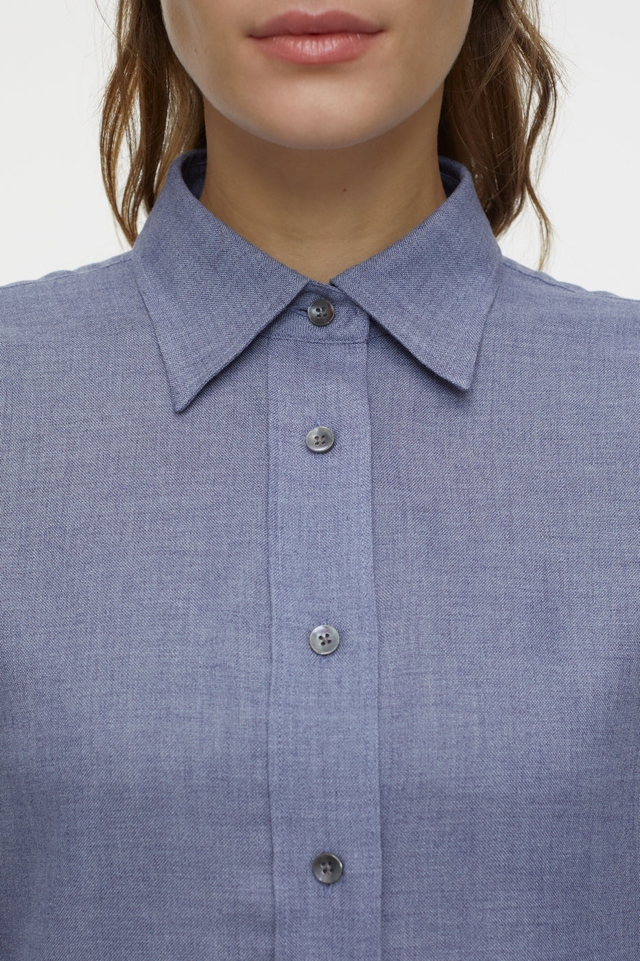 Camisa de Corte Recto - Dark Night - Mujer
