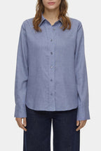 Camisa de Corte Recto - Dark Night - Mujer