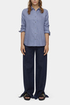 Camisa de Corte Recto - Dark Night - Mujer