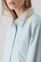 Camisa Oversize - Green Patina - Mujer