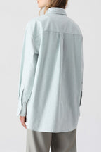 Camisa Oversize - Green Patina - Mujer