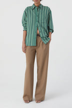 Camisa Oversize - New Green - Mujer