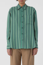 Camisa Oversize - New Green - Mujer