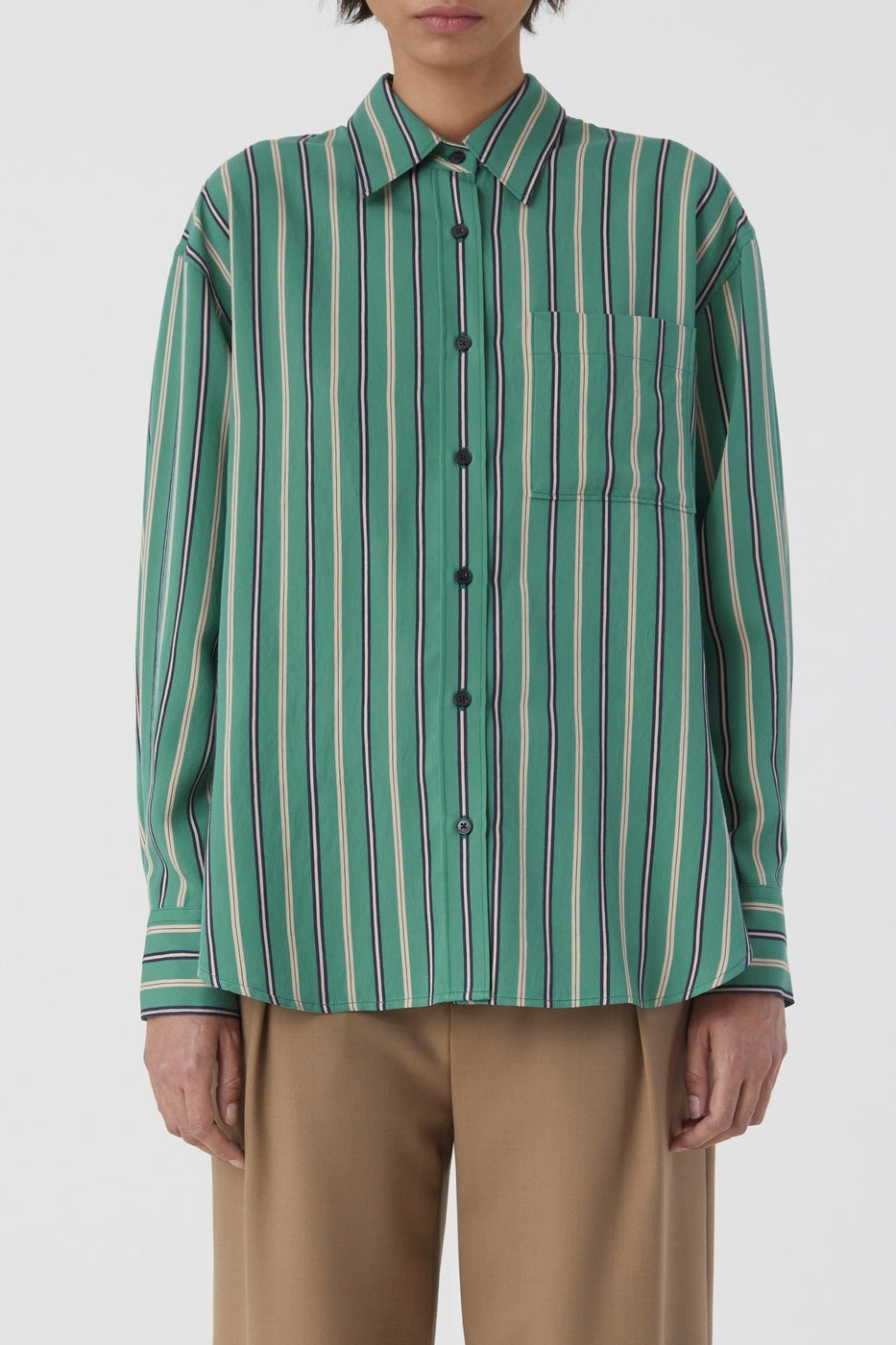 Camisa Oversize - New Green - Mujer