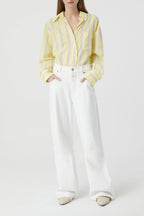 Camisa Oversize - Yellow Orchid - Mujer