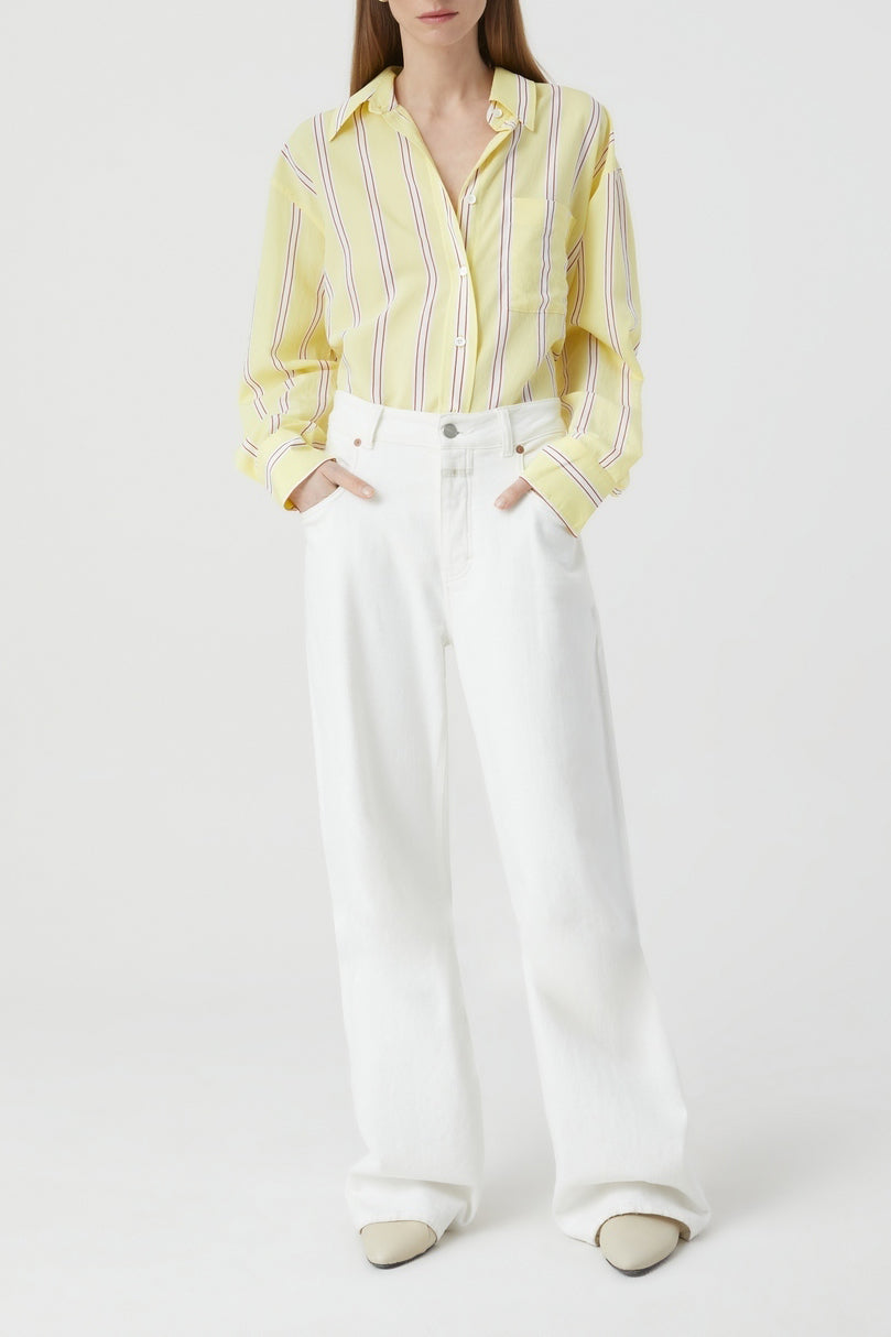 Camisa Oversize - Yellow Orchid - Mujer