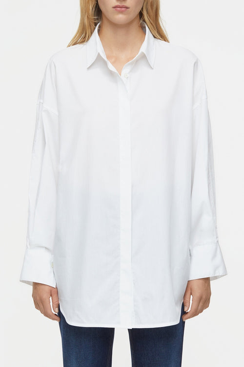 Chemise Dos Ouvert - White - Femme
