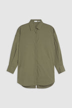 Camisa Espalda Abierta - Industrial Green - Mujer