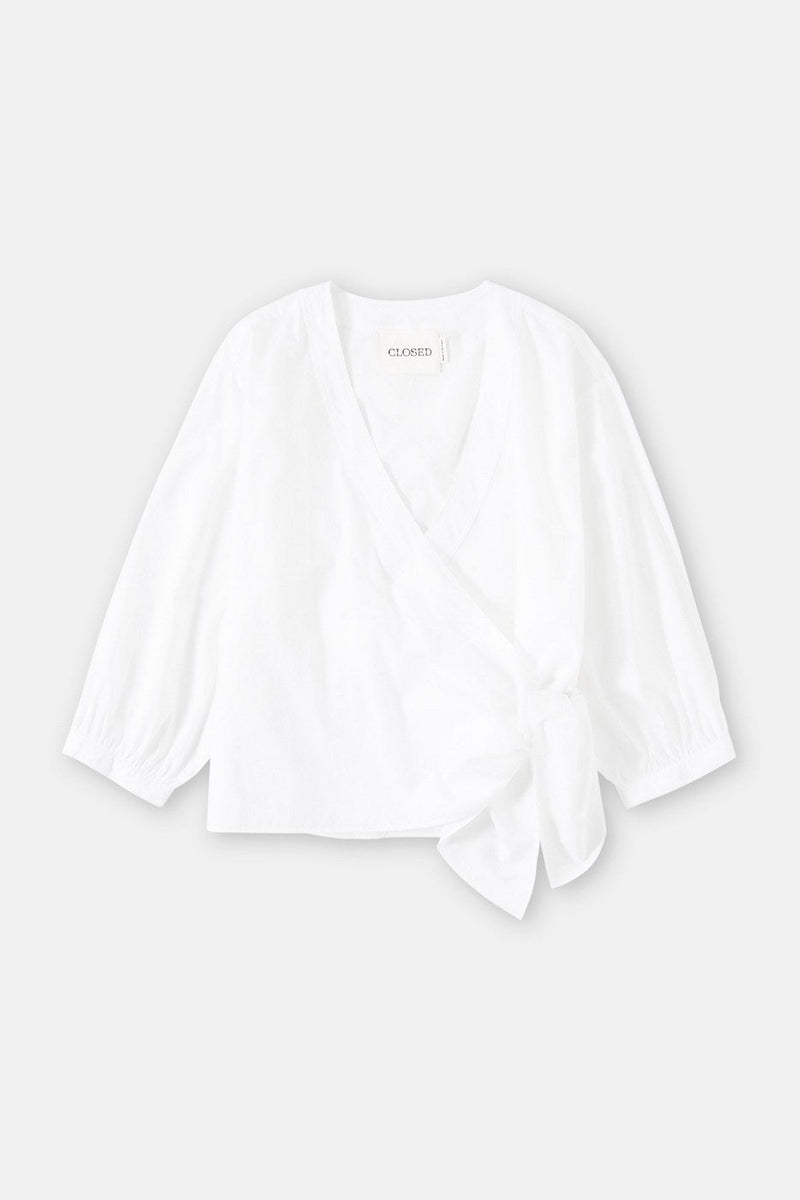 Haut Enveloppé - White - Femme