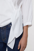 Wrap Top - White - Women