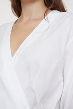 Wrap Top - White - Women