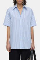 Chemise Surdimensionnée - Blue Horizon - Femme