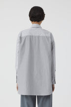 Chemise À Manche Longues Avec Poches Poitrine - Charcoal - Femme