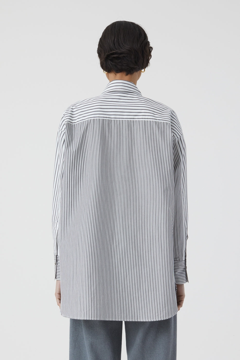 Chemise À Manche Longues Avec Poches Poitrine - Charcoal - Femme