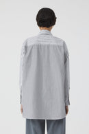 Chemise À Manche Longues Avec Poches Poitrine - Charcoal - Femme
