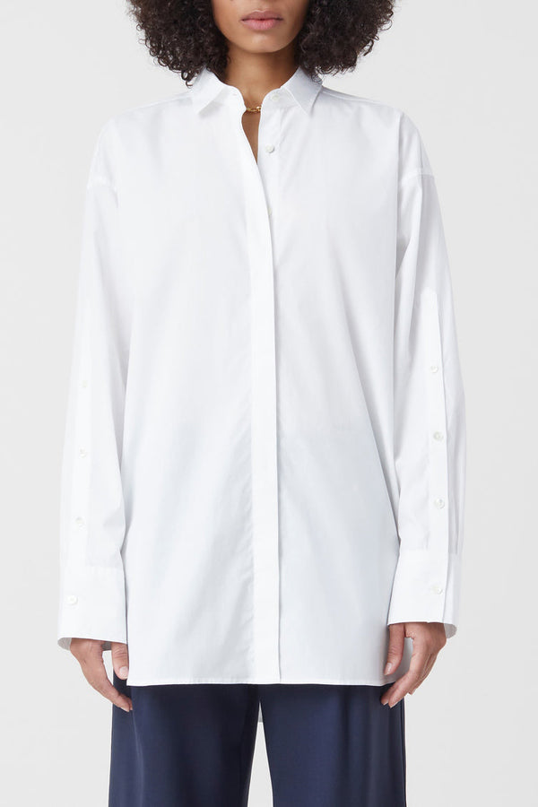 Closed - Shirt With Seam Page Detail - White - Women
