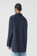 Chemise Avec Détail De Page De Couture - Dark Night - Femme