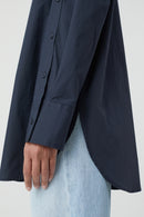 Chemise Avec Détail De Page De Couture - Dark Night - Femme