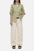 Camisa Entallada - Sage Tea - Mujer