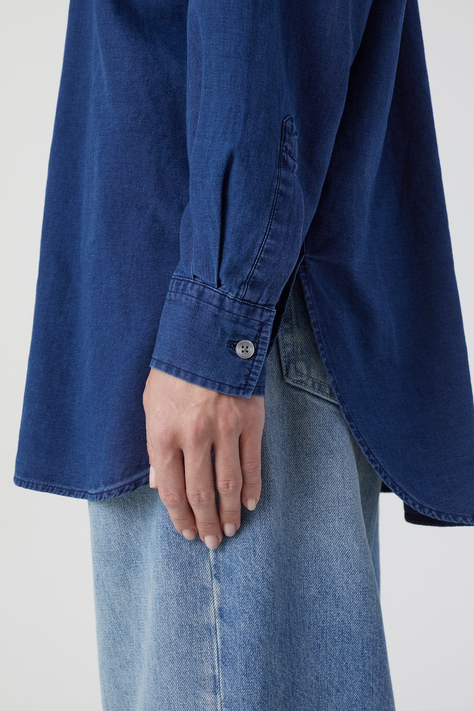 Basic Shirt - Dark Blue - Women