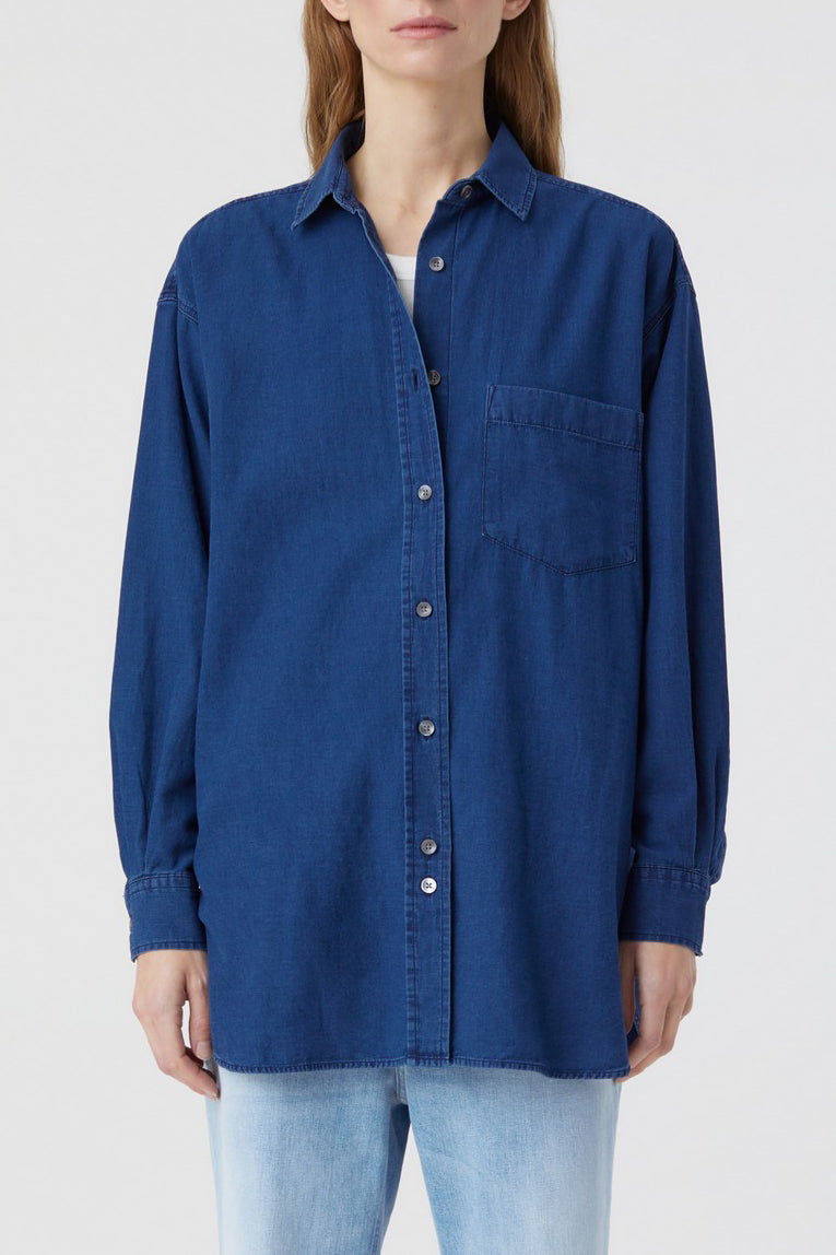 Basic Shirt - Dark Blue - Women