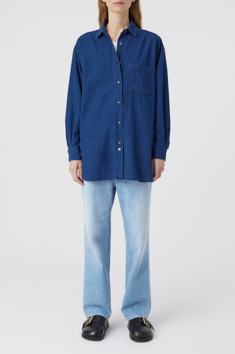 Basic Shirt - Dark Blue - Women
