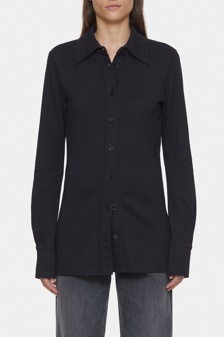 Camisa Entallada - Black - Mujer