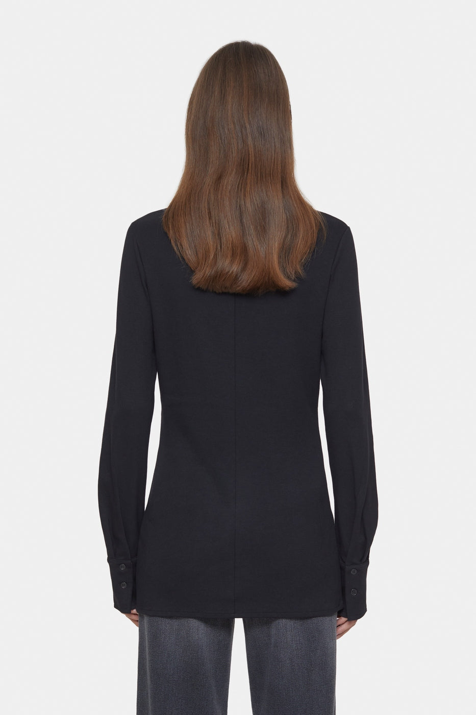 Camisa Entallada - Black - Mujer