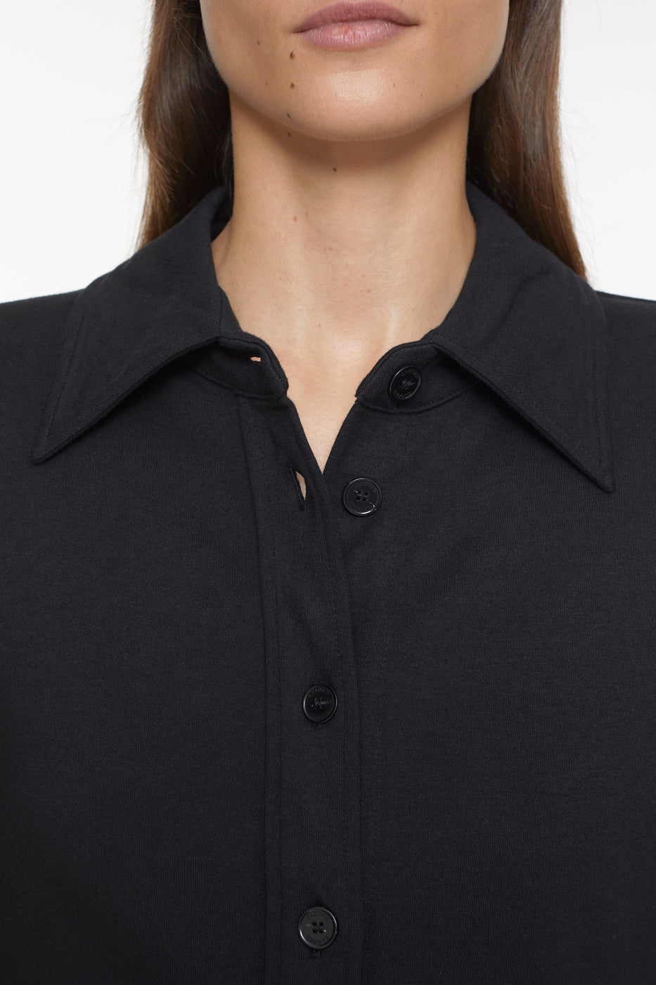 Camisa Entallada - Black - Mujer